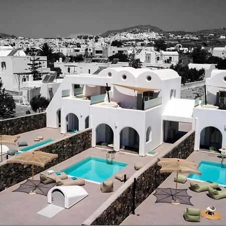Modern Dome Homes Of Santorini Perissa  Bagian luar foto