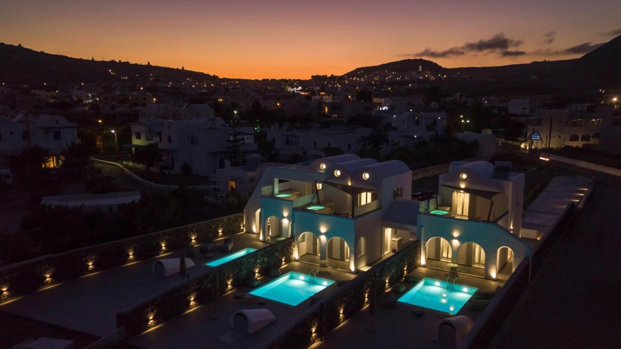 Modern Dome Homes Of Santorini Perissa  Bagian luar foto